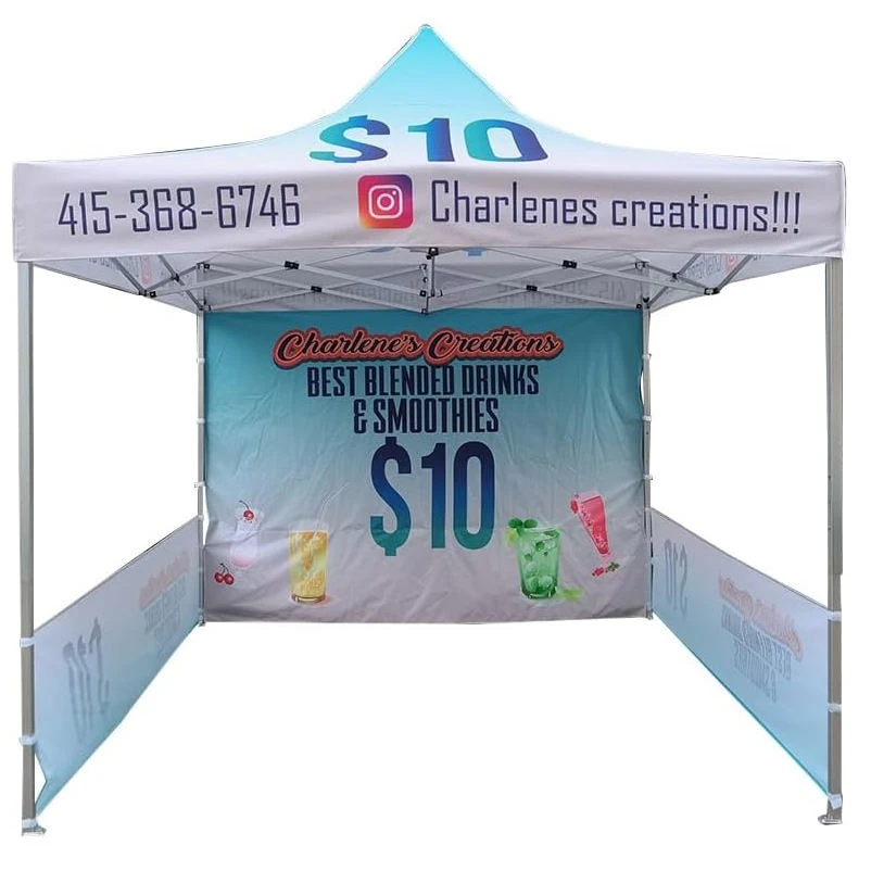 3x3 Outdoor Advertising Tent With Sidewalls factory